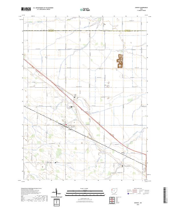 Convoy topographic map thumbnail