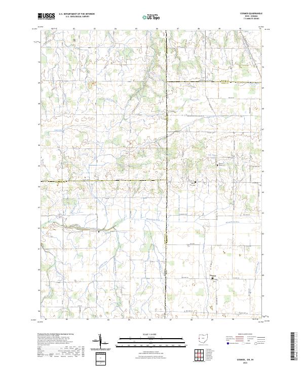 Cosmos topographic map thumbnail