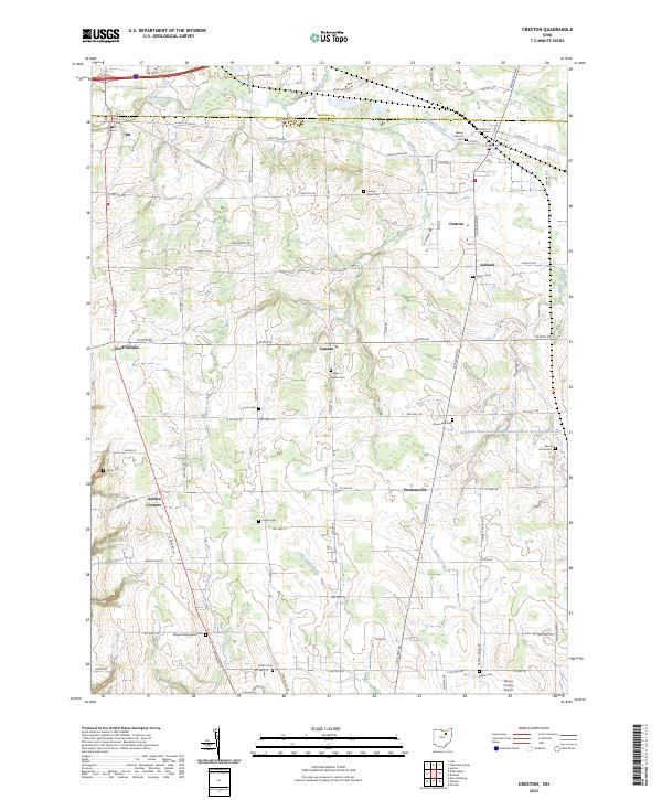 Creston topographic map thumbnail
