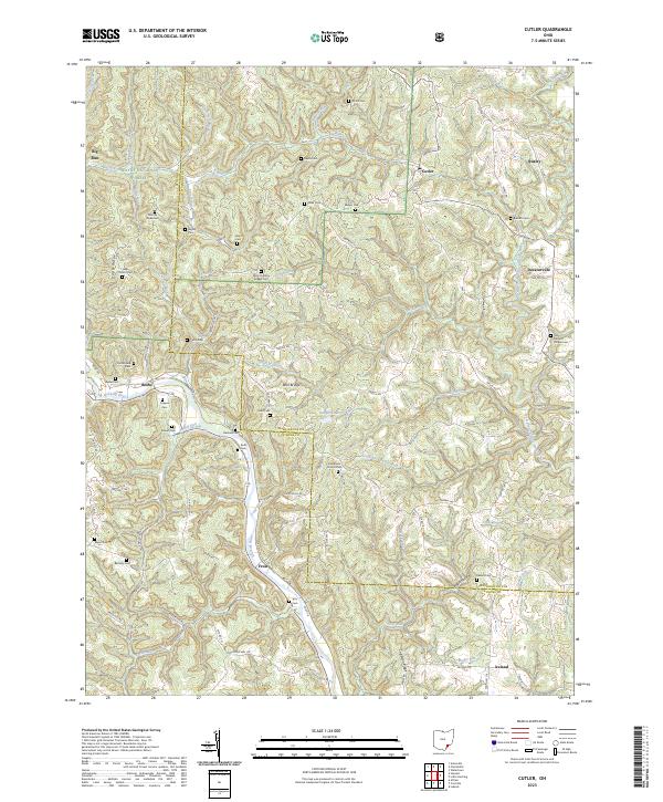 Cutler topographic map thumbnail