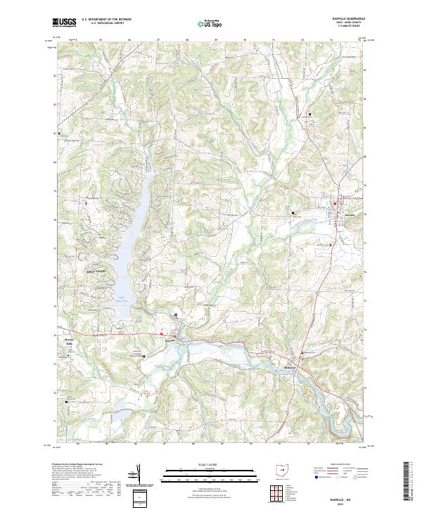 Danville topographic map thumbnail