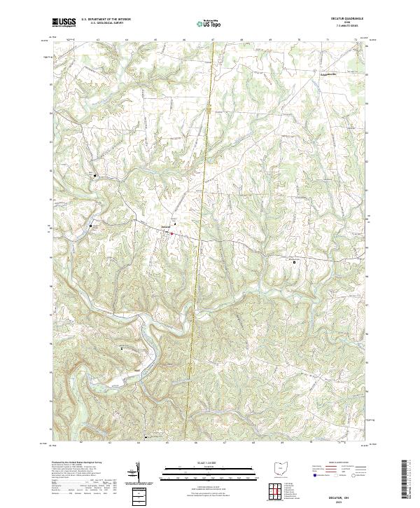 Decatur topographic map thumbnail