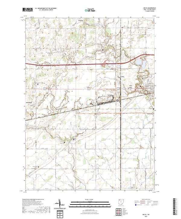 Delta topographic map thumbnail