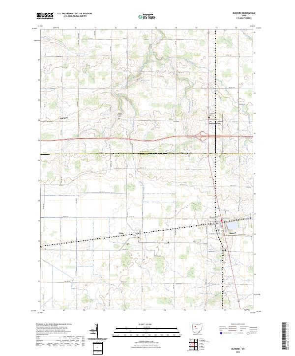 Dunkirk topographic map thumbnail