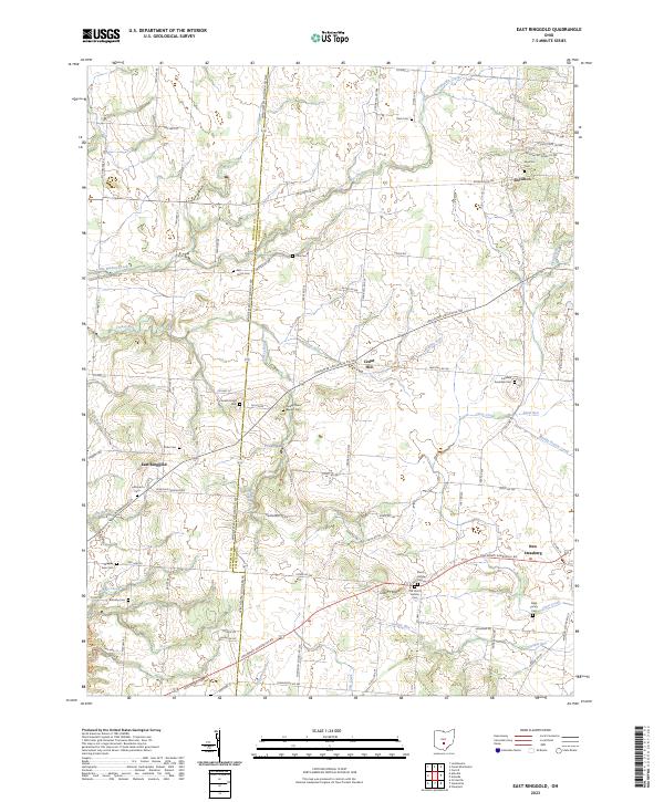 East Ringgold topographic map thumbnail
