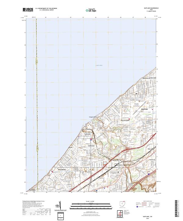 Eastlake topographic map thumbnail