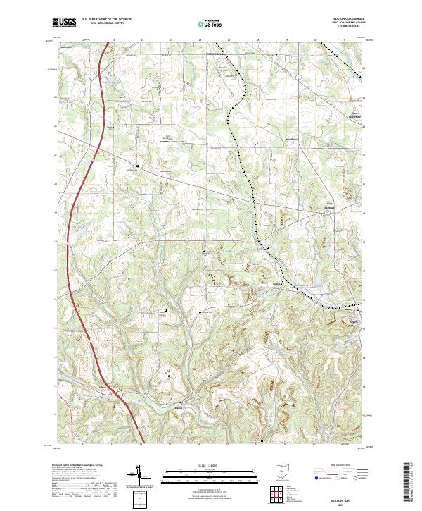 Elkton topographic map thumbnail