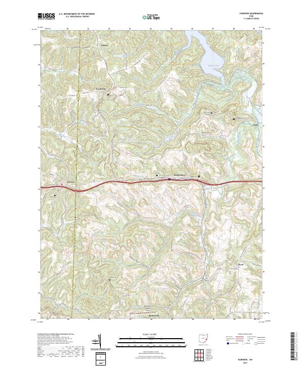 Fairview topographic map thumbnail