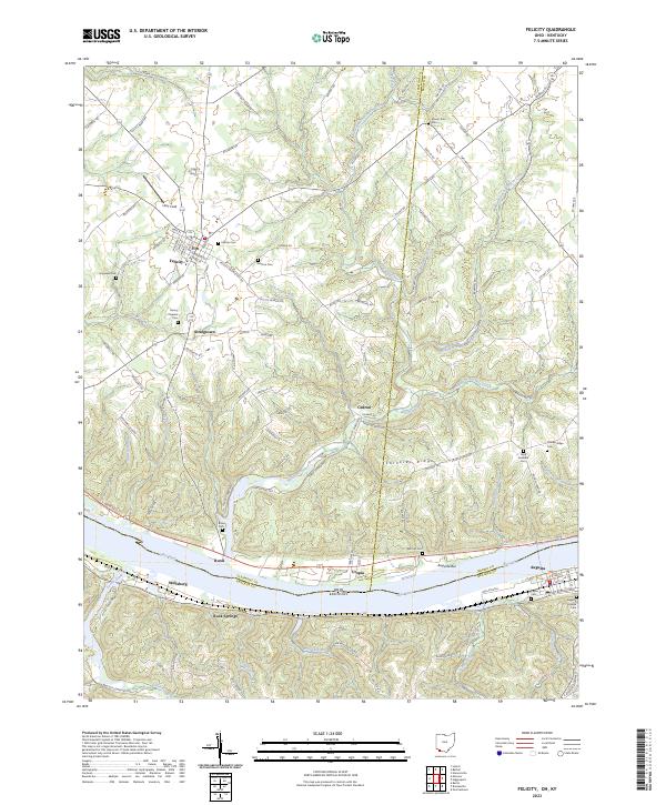 Felicity topographic map thumbnail
