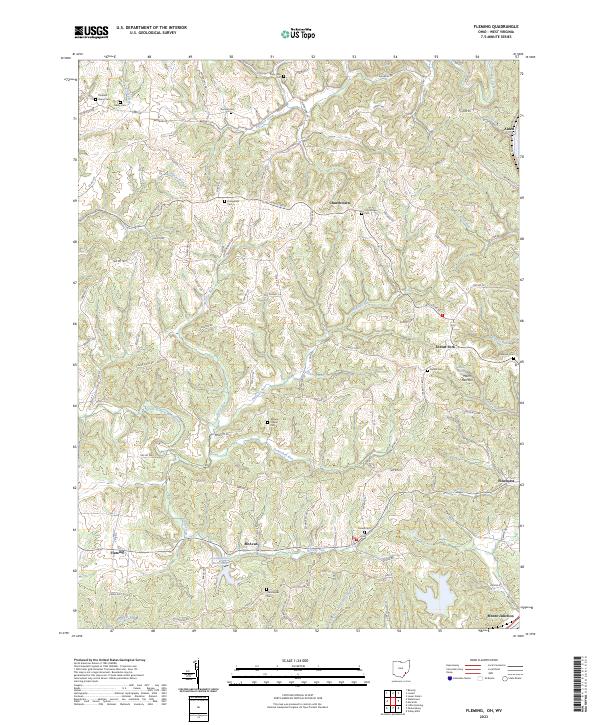 Fleming topographic map thumbnail
