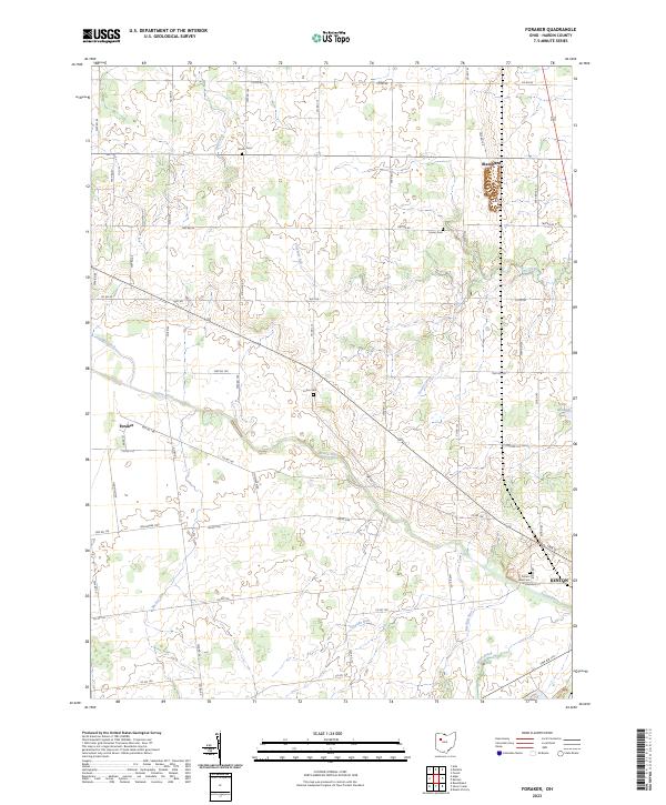 Foraker topographic map thumbnail