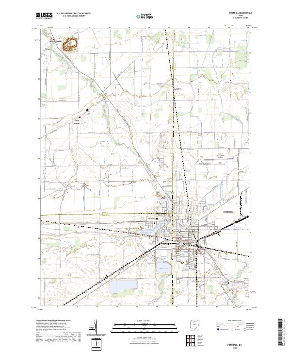 Fostoria topographic map thumbnail
