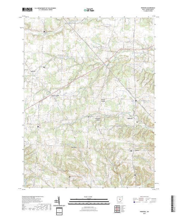 Fredonia topographic map thumbnail