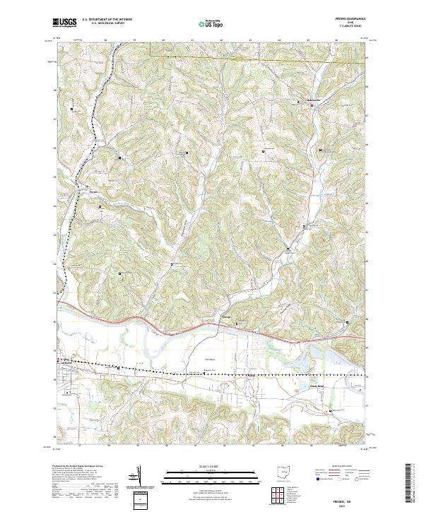 Fresno topographic map thumbnail