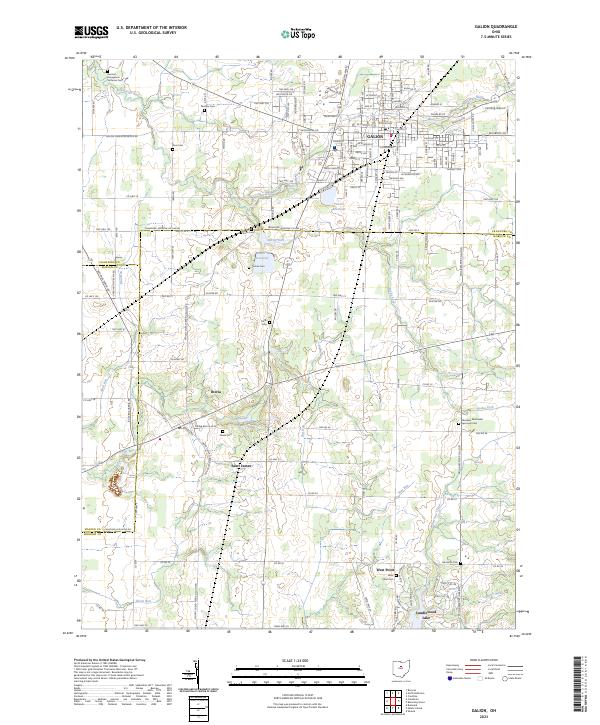 Galion topographic map thumbnail