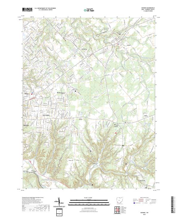 Goshen topographic map thumbnail