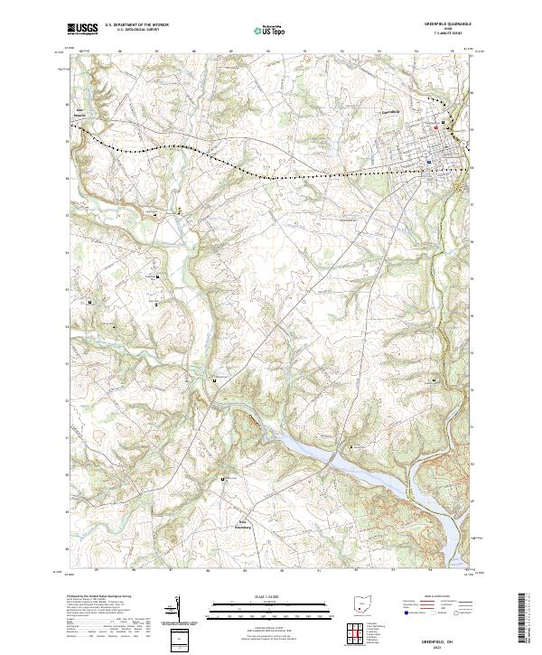 Greenfield topographic map thumbnail