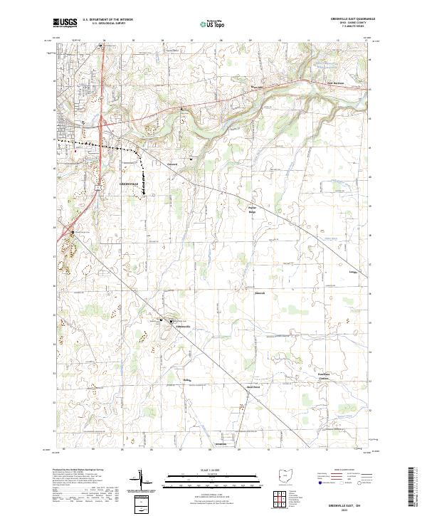 Greenville East topographic map thumbnail