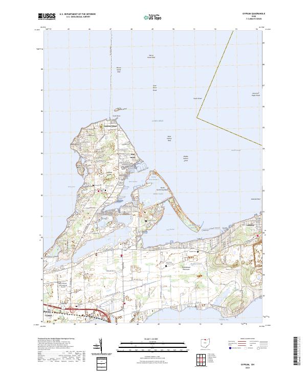 Gypsum topographic map thumbnail