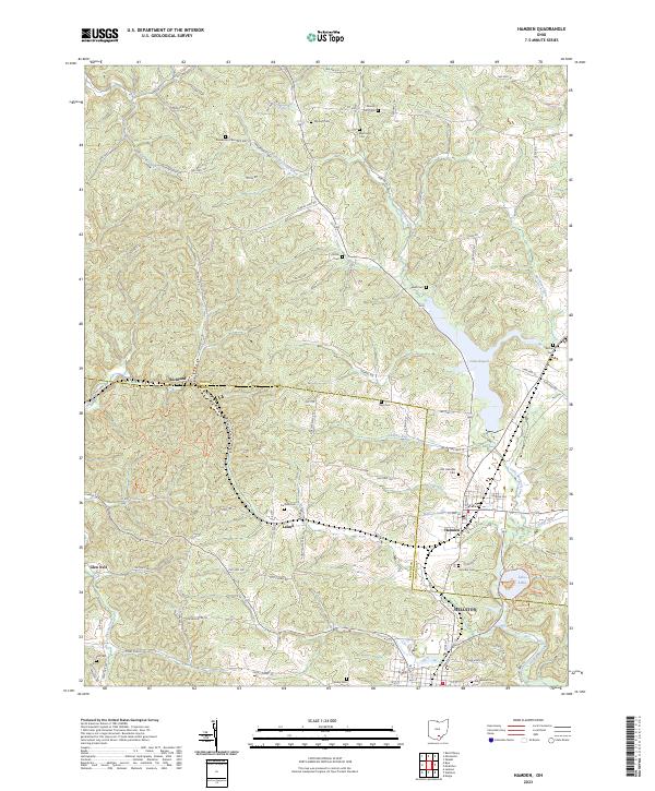 Hamden topographic map thumbnail
