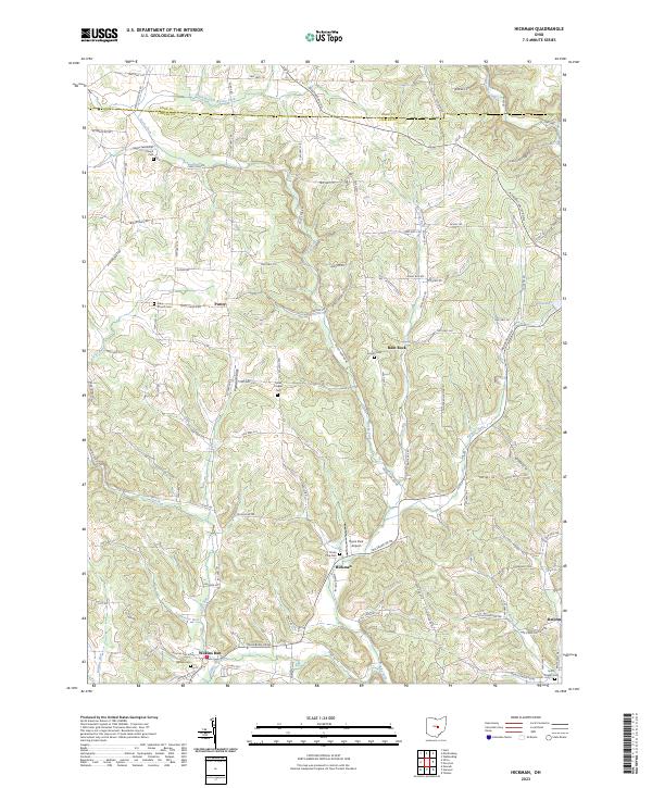 Hickman topographic map thumbnail