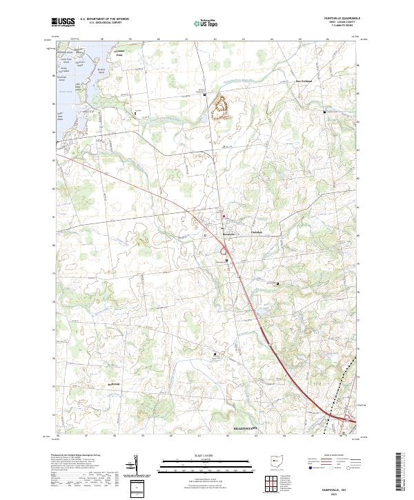 Huntsville topographic map thumbnail