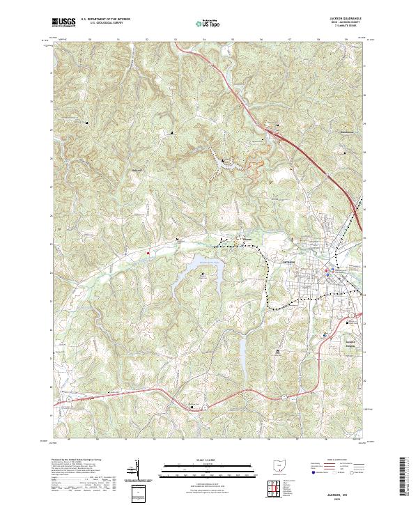Jackson topographic map thumbnail