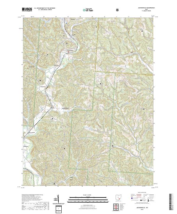 Jacksonville topographic map thumbnail