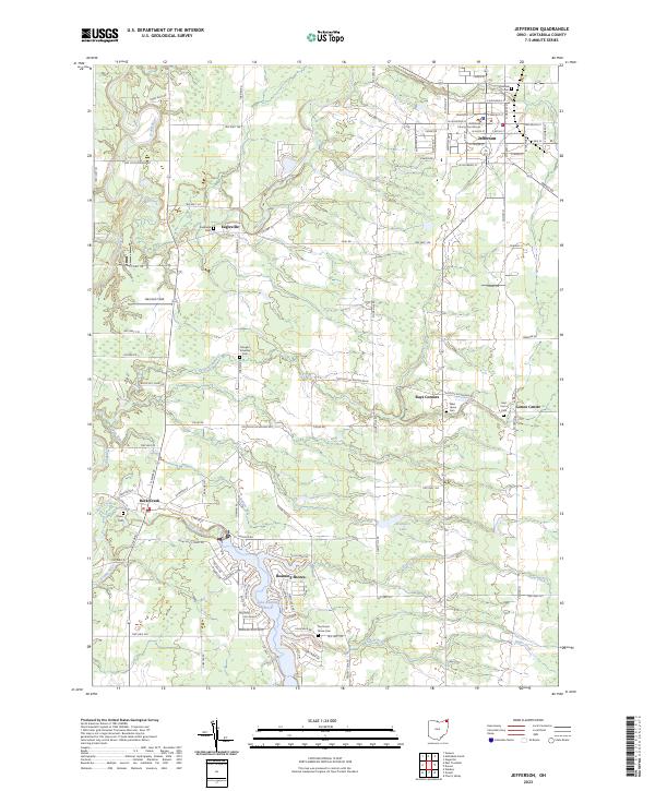Jefferson topographic map thumbnail