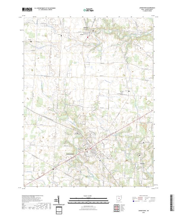 Johnstown topographic map thumbnail