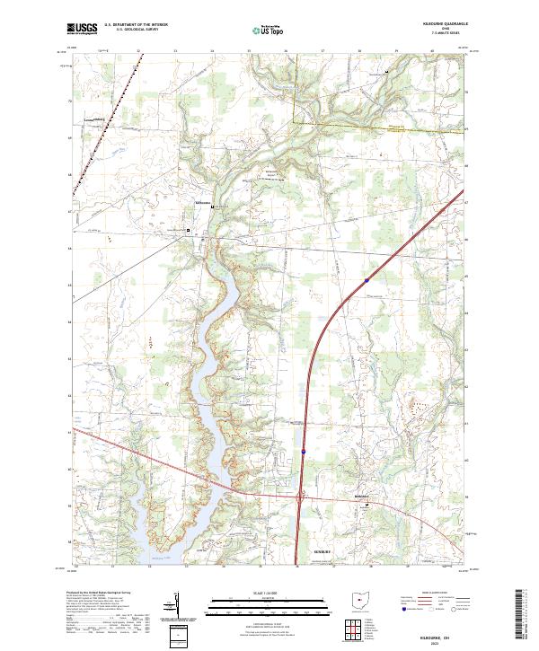 Kilbourne topographic map thumbnail