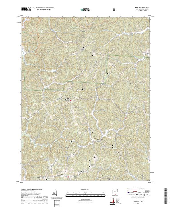 Kitts Hill topographic map thumbnail
