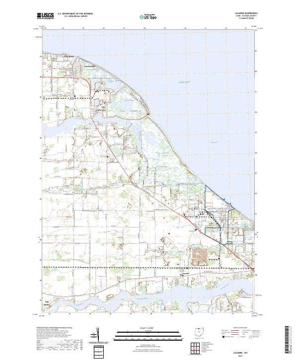 Lacarne topographic map thumbnail