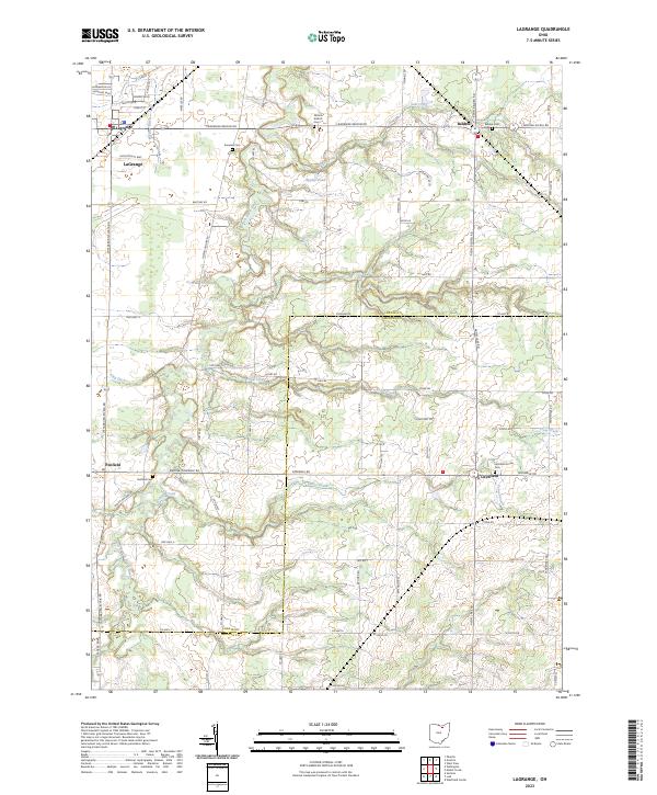 Lagrange topographic map thumbnail