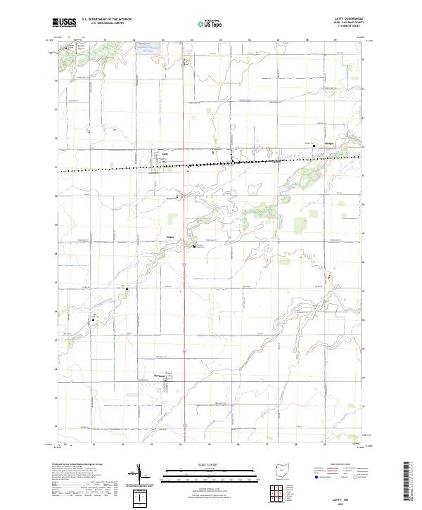 Latty topographic map thumbnail