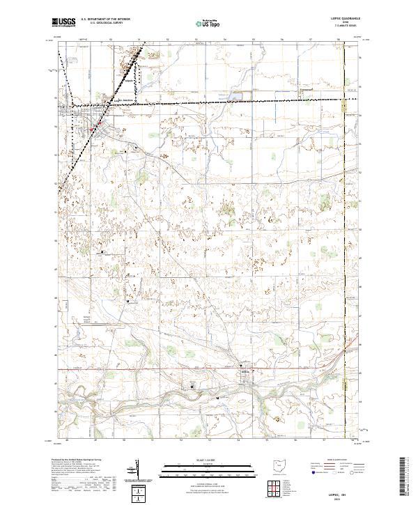 Leipsic topographic map thumbnail