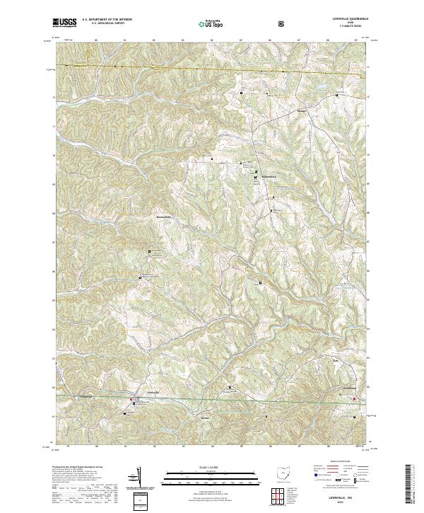 Lewisville topographic map thumbnail