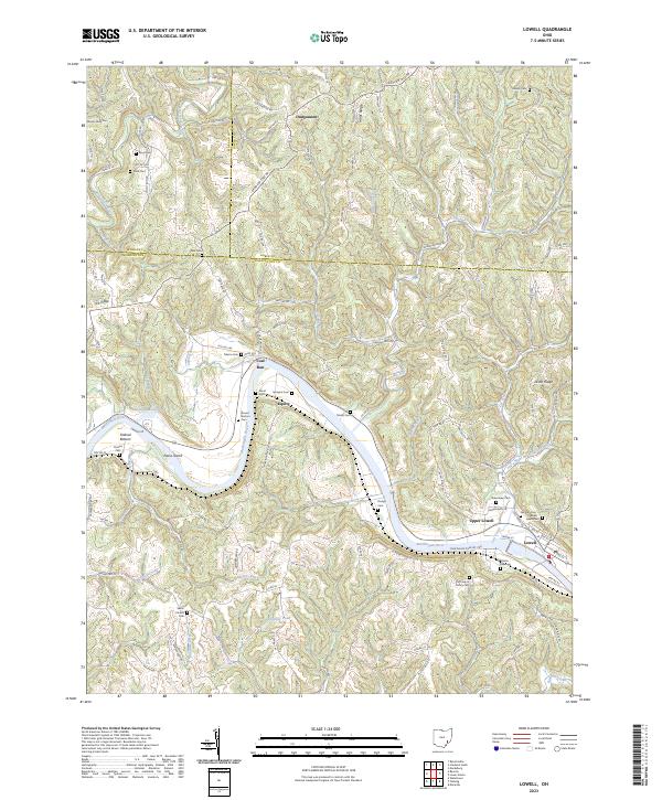 Lowell topographic map thumbnail