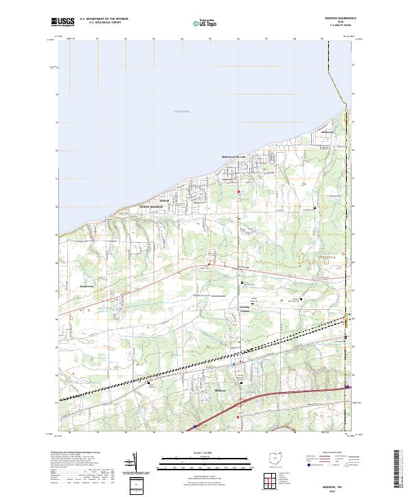 Madison topographic map thumbnail
