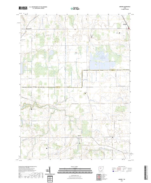 Meeker topographic map thumbnail