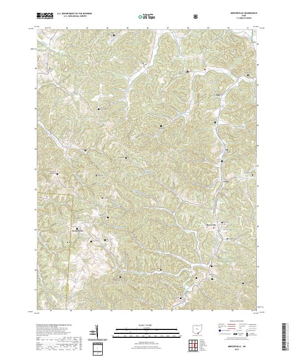 Mercerville topographic map thumbnail