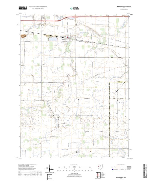 Middle Point topographic map thumbnail