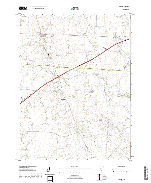 Midway topographic map thumbnail