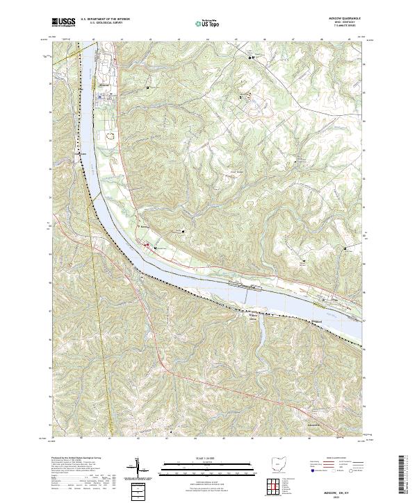 Moscow topographic map thumbnail