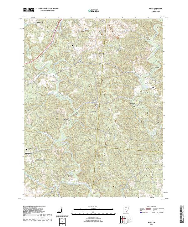 Mulga topographic map thumbnail