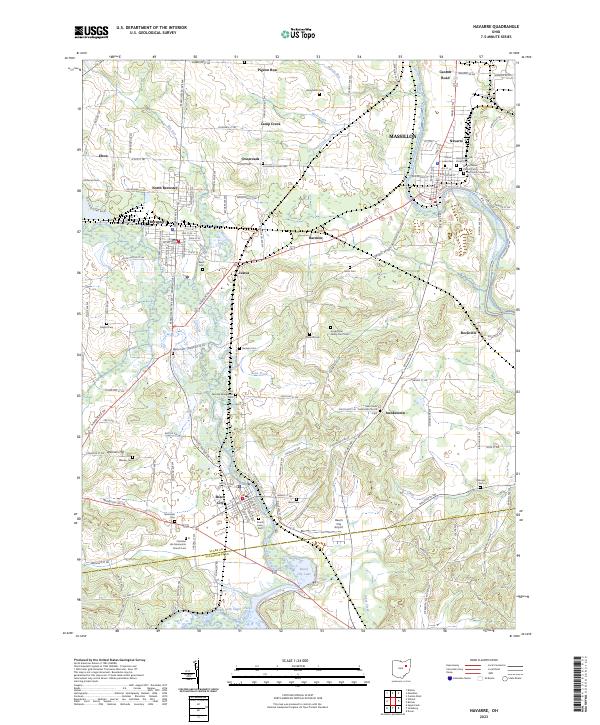 Navarre 2023 topographic map thumbnail