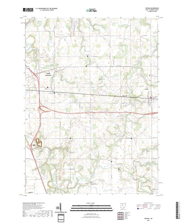 Nevada 2023 topographic map thumbnail