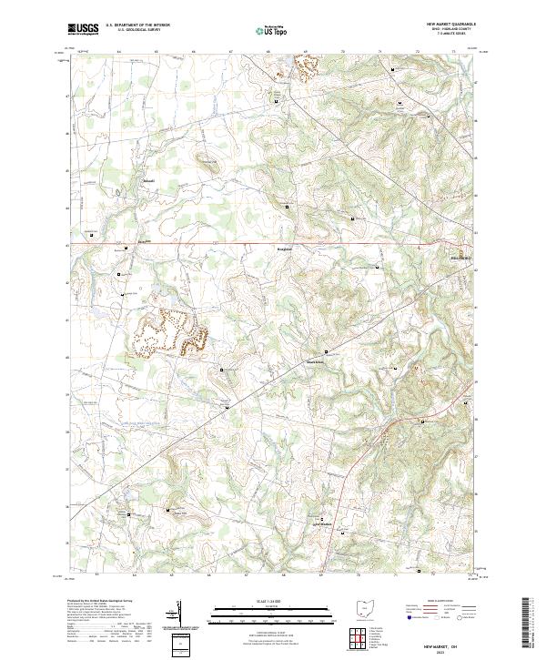 New Market 2023 topographic map thumbnail