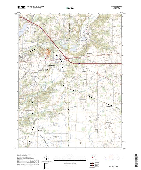 New Paris 2023 topographic map thumbnail