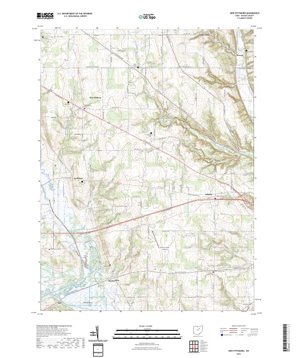 New Pittsburg 2023 topographic map thumbnail